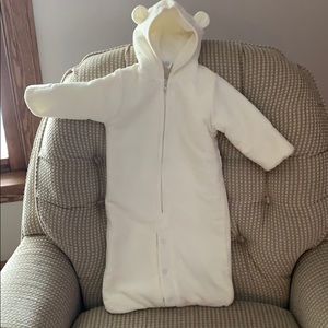 GAP newborn - 3 month winter fleece snow suit